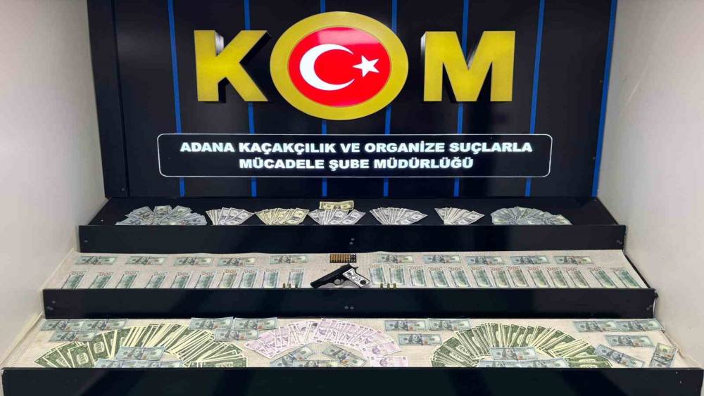 Adana’da ATM’den ve para sayma makinesinden geçen sahte para üreten şebeke çökertildi